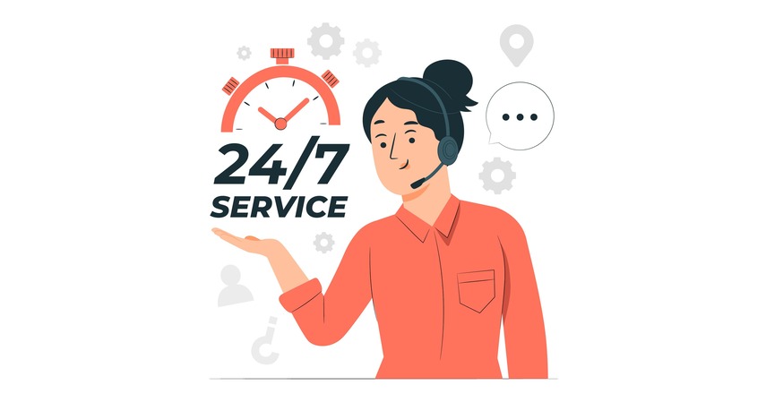 Ilustrasi Customer Service 247