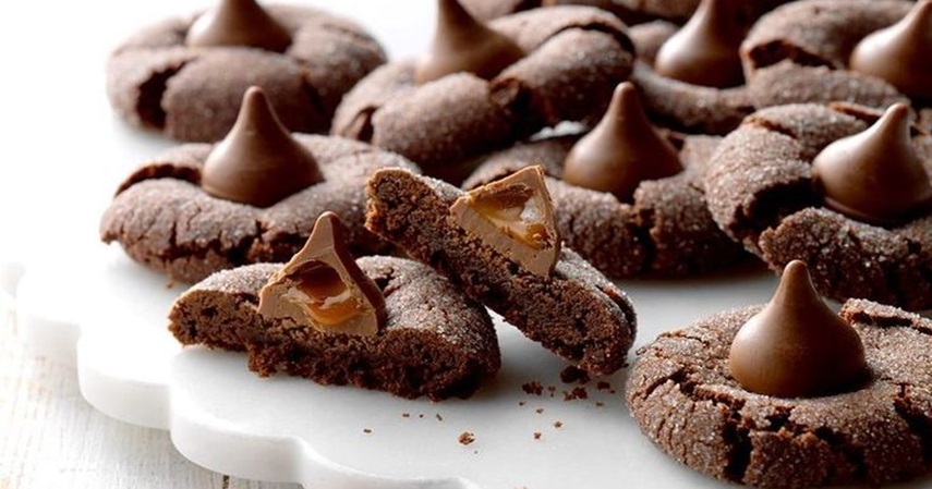 Kisses Chocolate Cookies